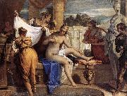 RICCI, Sebastiano Bathsheba in her Bath Spain oil painting reproduction